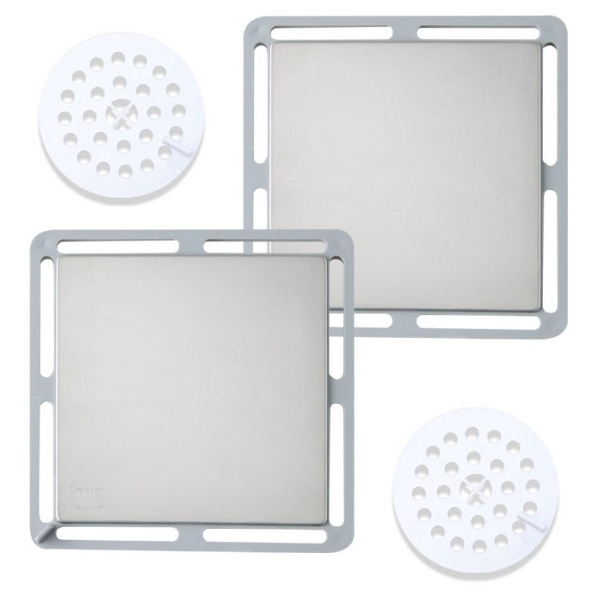 하수구 냄새 차단 스테인리스 덮개